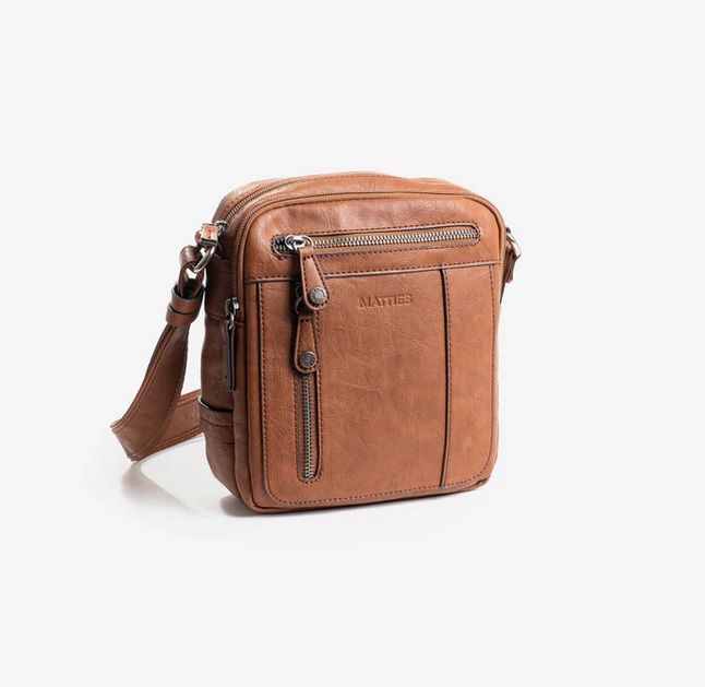 Bolso reportero para hombre MATTIES BAGS cremalleras - Imagen 3