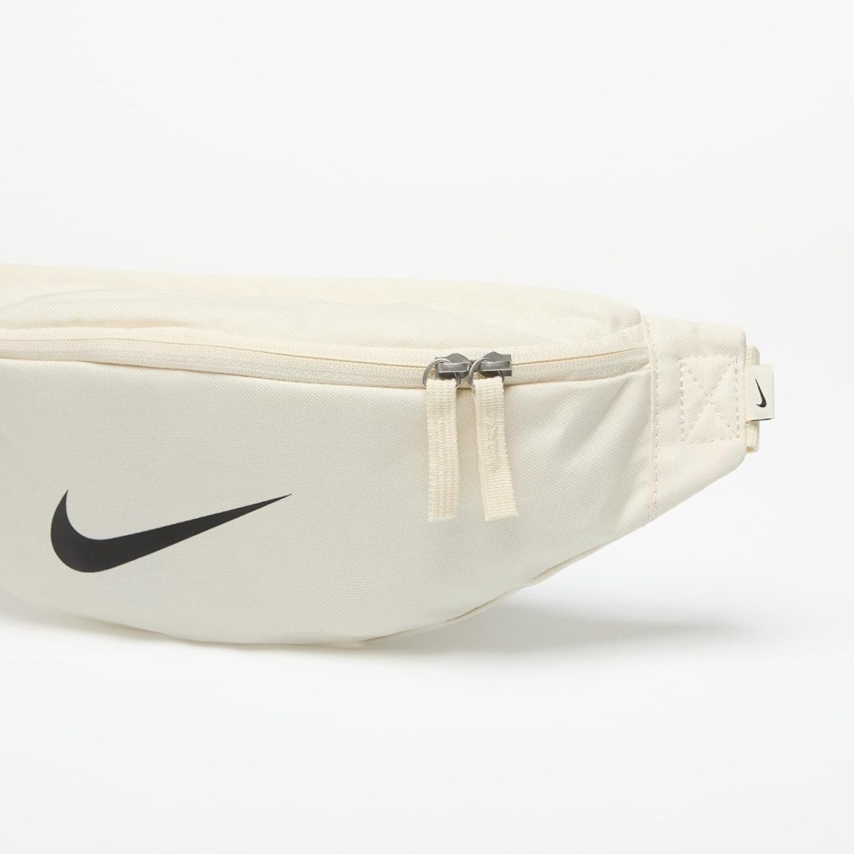 NIKE – Heritage Riñonera Unisex Crema y Negro – Bolso de Cintura Informal para Adultos 3L/5L - Imagen 4