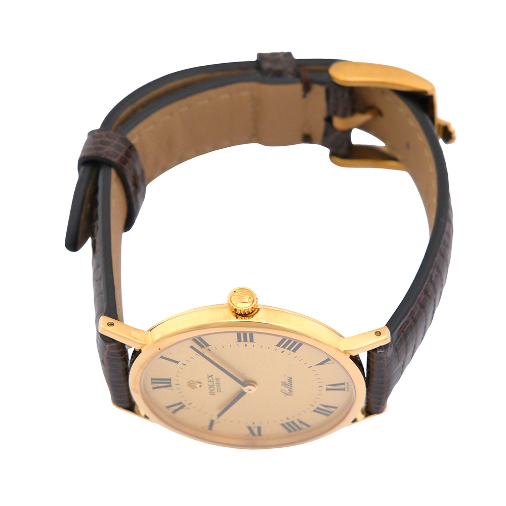 Rolex Cellini Oro 18K 32×38 mm Ref.-4112 - Imagen 4
