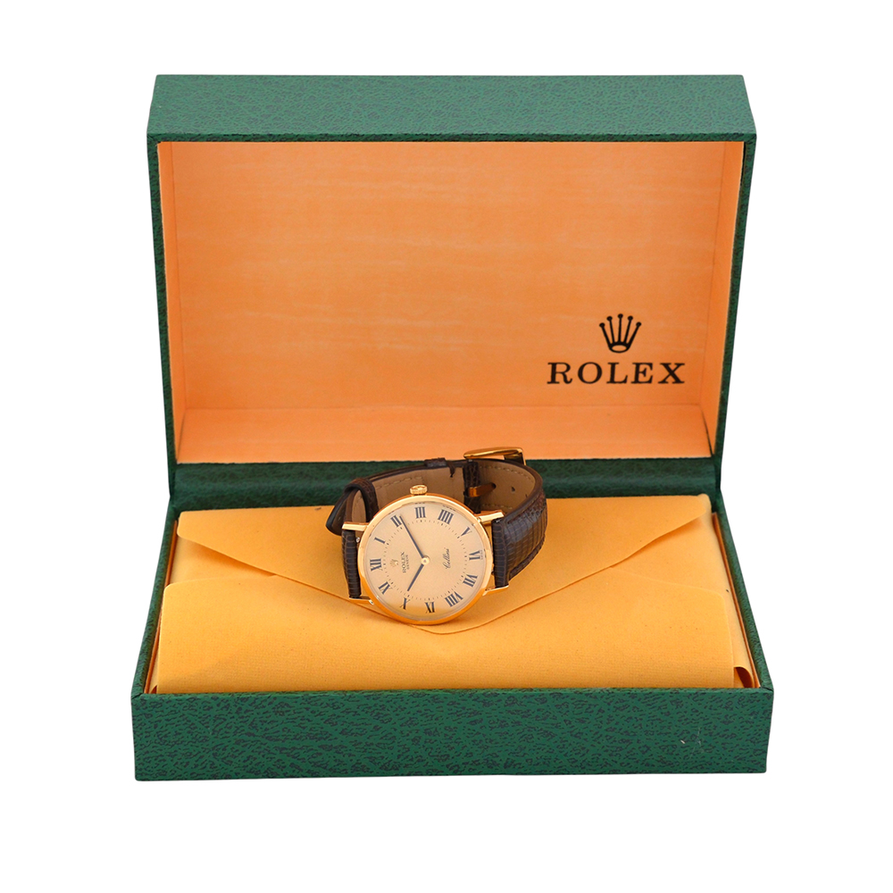 Rolex Cellini Oro 18K 32×38 mm Ref.-4112 - Imagen 7