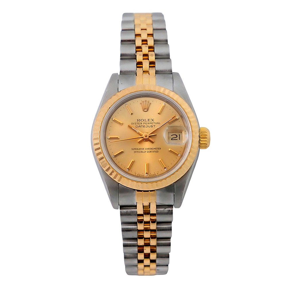 Rolex Lady Datejust esfera oro 26mm ref.-69173 (juego completo) - Imagen 2