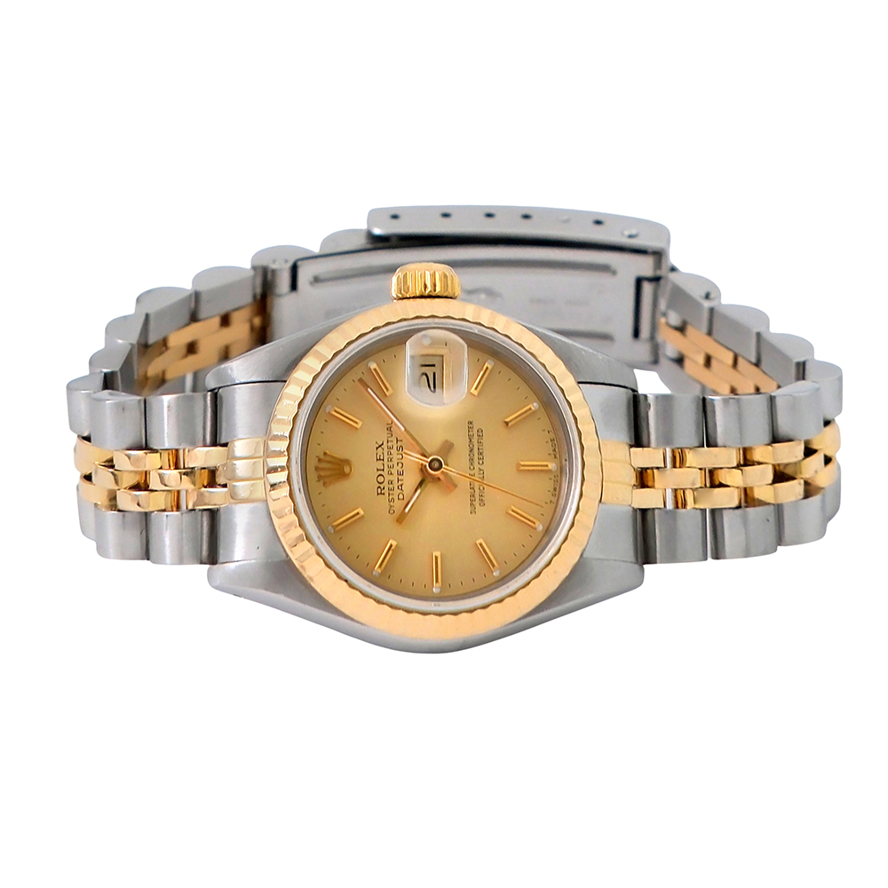 Rolex Lady Datejust esfera oro 26mm ref.-69173 (juego completo) - Imagen 4