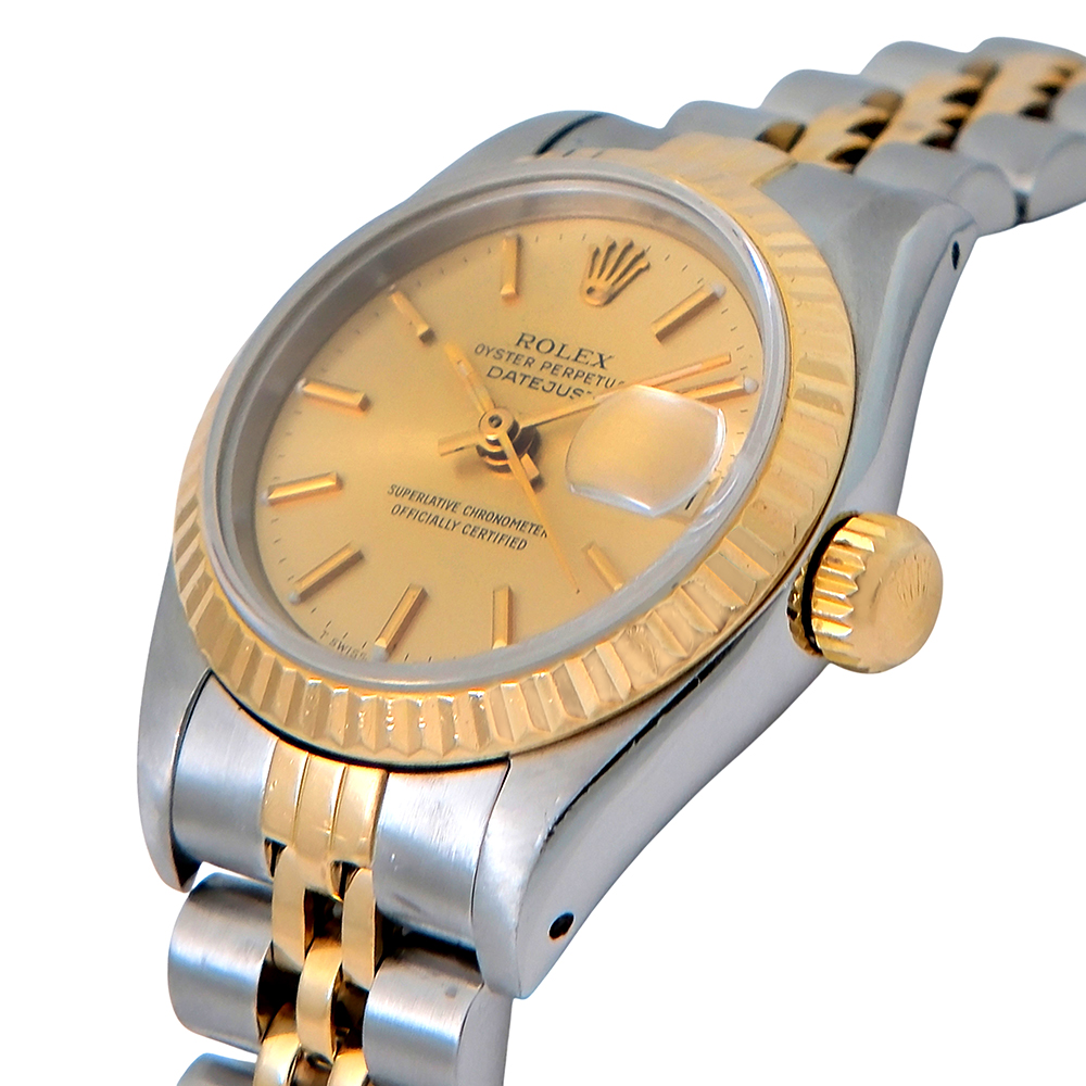 Rolex Lady Datejust esfera oro 26mm ref.-69173 (juego completo) - Imagen 3