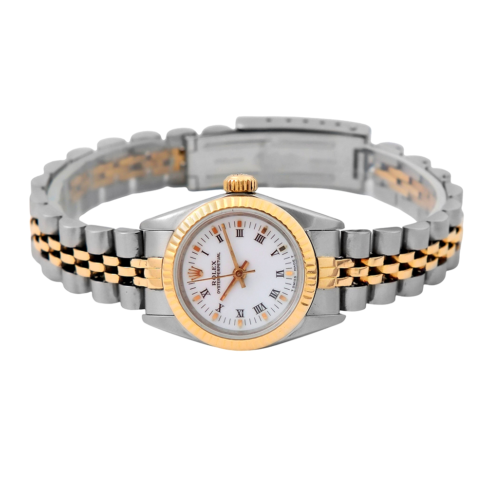 Rolex Lady Datejust esfera blanca 26mm ref.-69173 (juego completo) - Imagen 5
