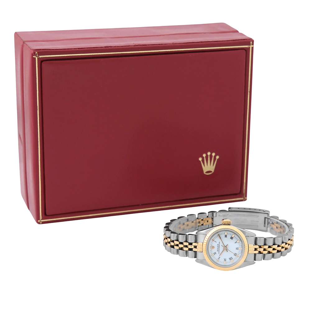 Rolex Lady Datejust esfera blanca 26mm ref.-69173 (juego completo) - Imagen 8