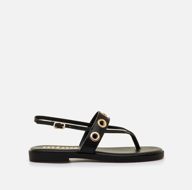 Sandalias planas Mustang Alysa negro - Imagen 4