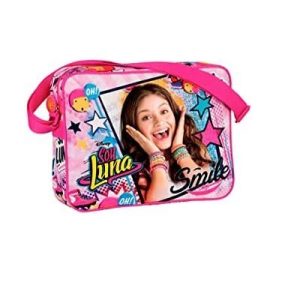 SOY LUNA – SOY LUNA – Bolso Bandolera Rosa Disney Niña 37x29x6 cm
