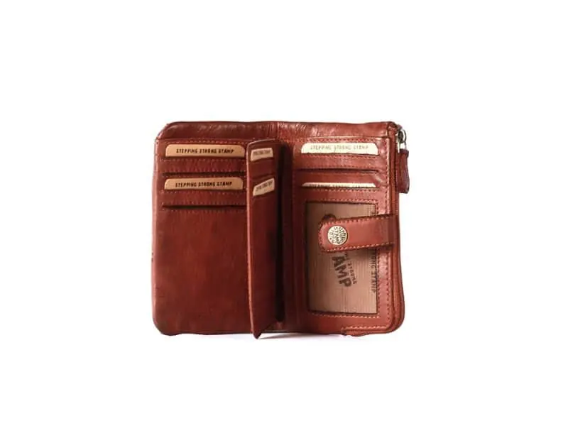 Cartera STAMP · Billetero Portamonedas Piel Lavada - Imagen 9