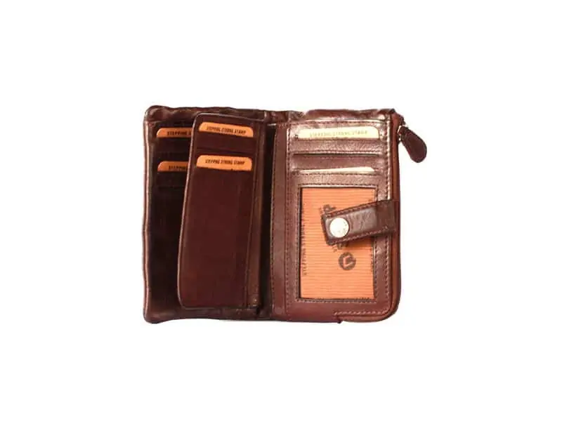 Cartera STAMP · Billetero Portamonedas Piel Lavada - Imagen 7