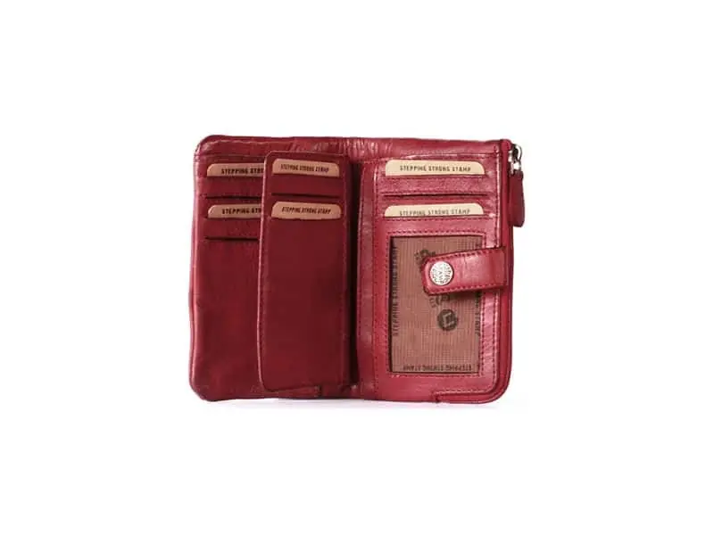 Cartera STAMP · Billetero Portamonedas Piel Lavada - Imagen 3
