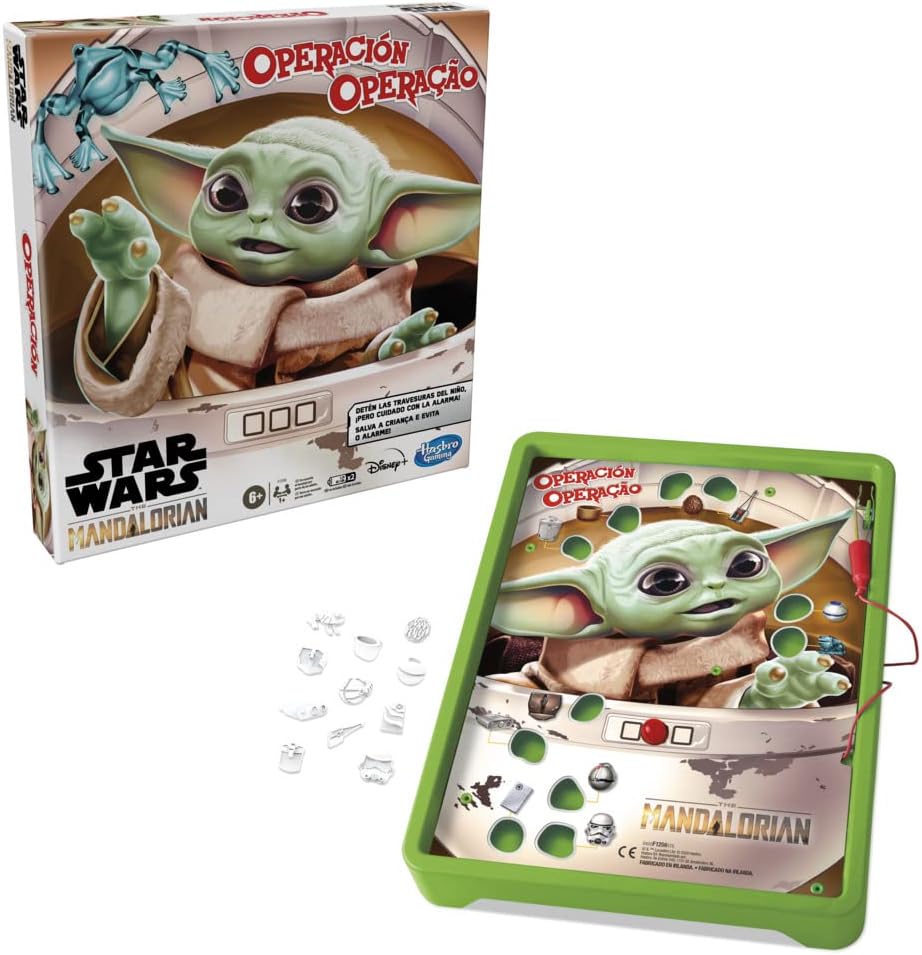 HASBRO – Operación Star Wars The Mandalorian – Juego de Mesa Grogu F1256 - Imagen 3