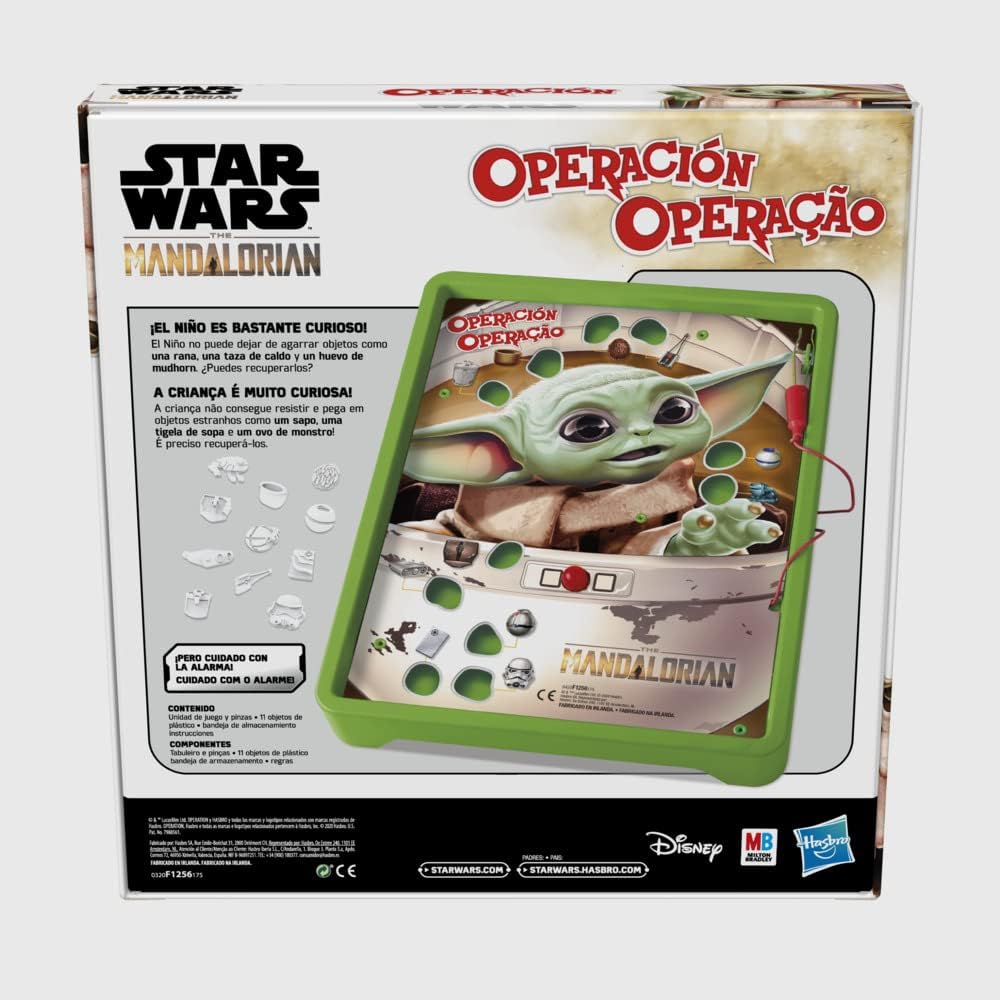 HASBRO – Operación Star Wars The Mandalorian – Juego de Mesa Grogu F1256 - Imagen 5
