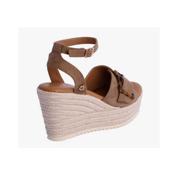 Sandalias de cuña AMICHI Rocío de antelina - Imagen 3