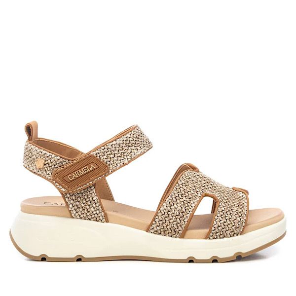 Sandalias confort de rafia CARMELA 16236203 - Imagen 5