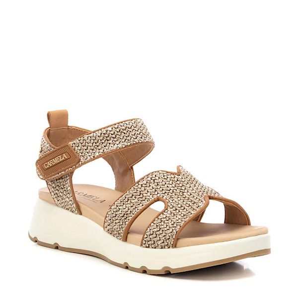 Sandalias confort de rafia CARMELA 16236203 - Imagen 2
