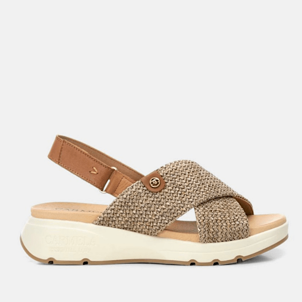 Sandalias confort de pala cruzada CARMELA 16236303 - Imagen 5