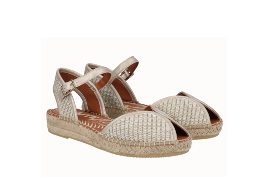 Sandalias planas Viguera YuteFlex Plata 2297 - Imagen 2