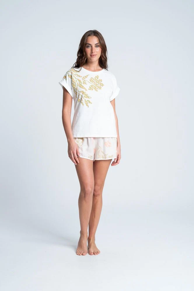 Short Pijama Amplia BRONZINI X ISABEL HENAO