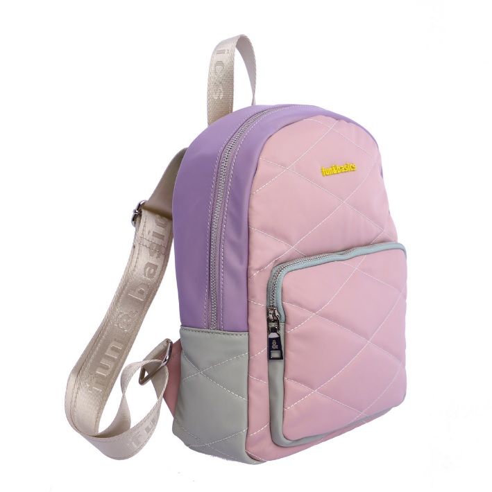 Mochila para mujer Fun and Basics Katherina de nylon multi con cremallera - Imagen 5