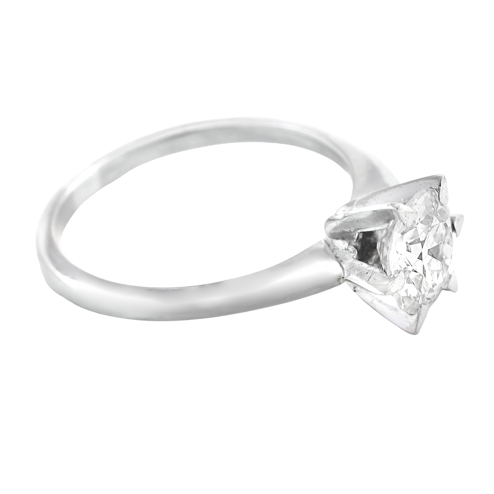 Anillo solitario 6 garras años 60 - Imagen 4