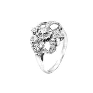 Sortija Vintage flor Art Deco