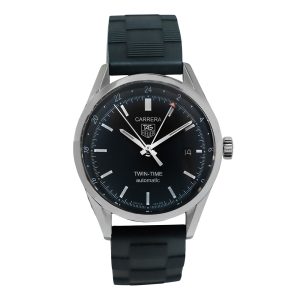 TAG Heuer Carrera Twin Time 39mm ref.-WV2115.RRF 2317 (juego completo)