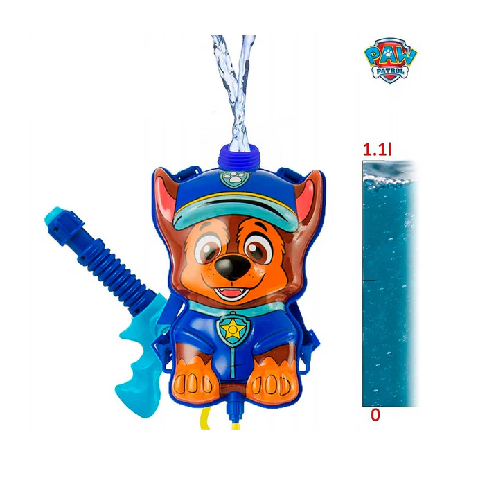 PAW PATROL – Pistola de Agua con Mochila Patrulla Canina Chase - Imagen 7