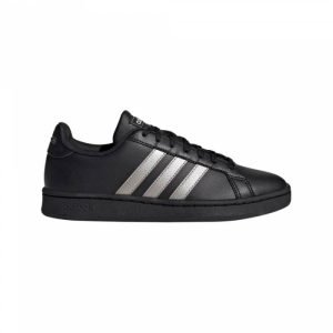 ADIDAS – Zapatillas Adidas Grand Court Mujer Negras EE8133 con Cloudfoam Comfort y Suela de Goma