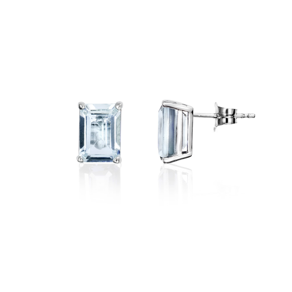 Pendientes Aguamarina 4G - Imagen 2