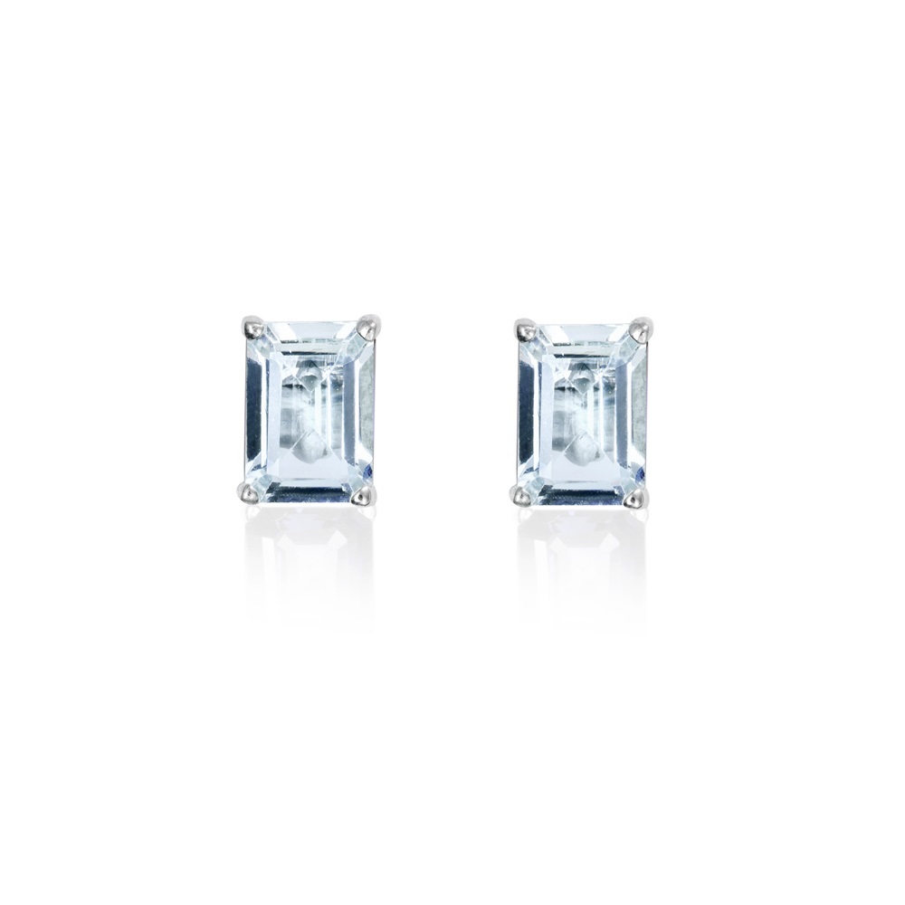 Pendientes Aguamarina 4G - Imagen 3