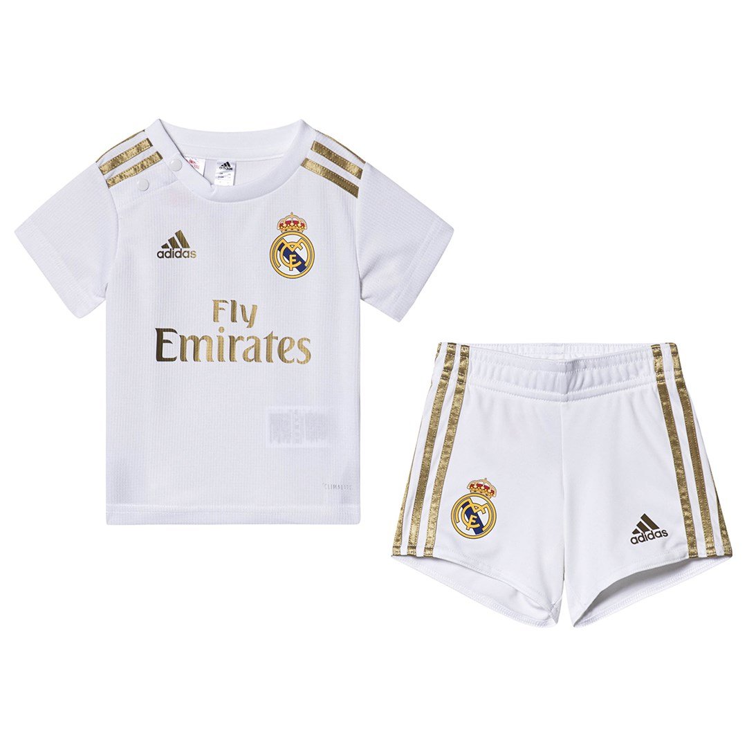ADIDAS – Equipación oficial Real Madrid bebé 6-9 meses | Kit Adidas original - Imagen 6