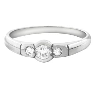 Anillo tresillo diamantes