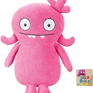 HASBRO – Peluche Ugly Dolls Moxy Rosa Hasbro 40 cm Muñeco Grande Suave Descatalogado