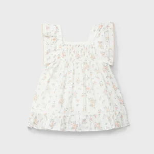 Vestido floral plumeti recién nacida | Dr. Kid by Charanga