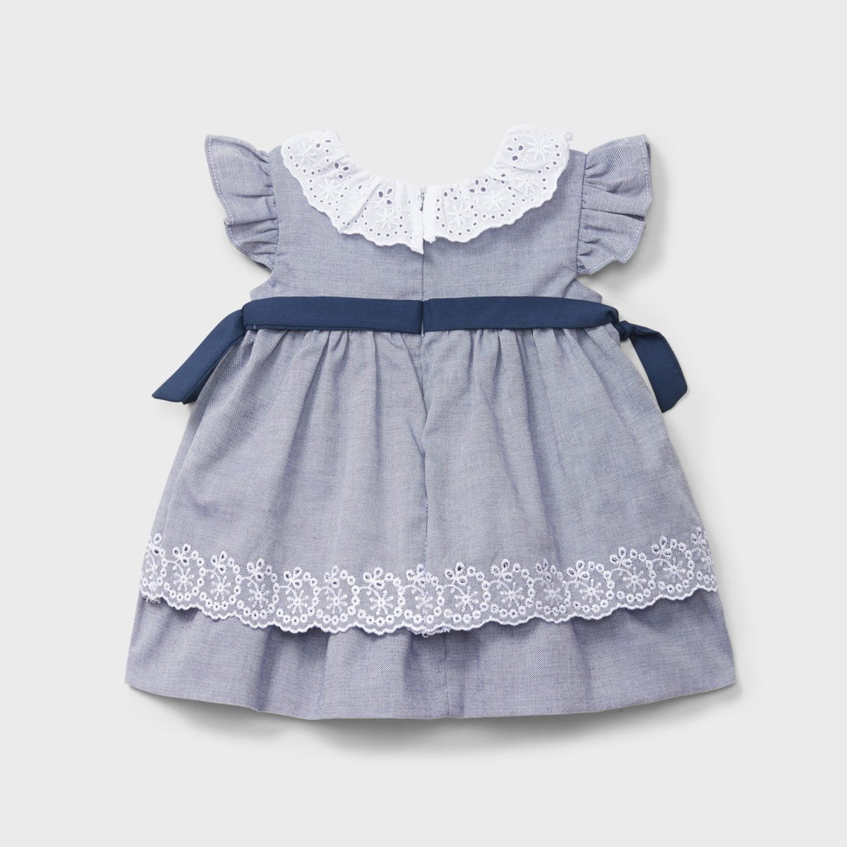 Vestido marino lazos y cuello recién nacida | Dr. Kid by Charanga - Imagen 3