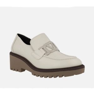 Zapatos de cuña en piel VIGUERA hielo
