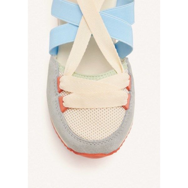 Zapatillas abiertas GIOSEPPO en piel de cuña rafia Hinesburg - Imagen 5