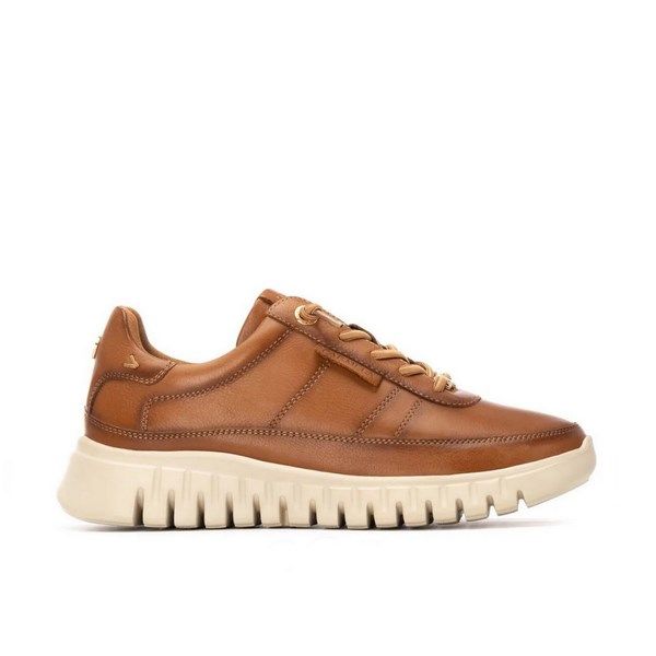 Zapatilla de mujer plano Carmela 16252501 camel - Imagen 4