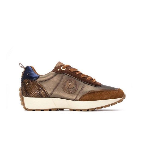 Zapatilla de mujer plano Carmela 16269901 camel - Imagen 4