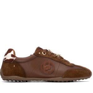 Zapatilla de mujer plano Carmela 16438402 marrón