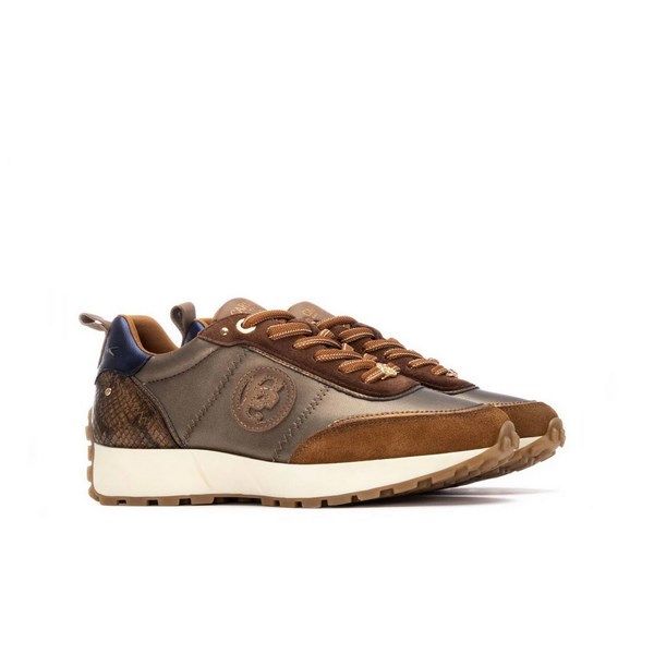 Zapatilla de mujer plano Carmela 16269901 camel - Imagen 2
