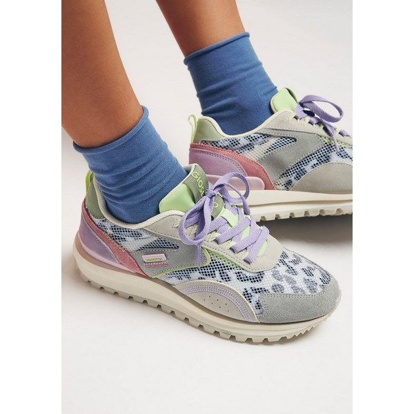 Zapatillas GIOSEPPO en piel y rejilla CAVENDISH multicolor