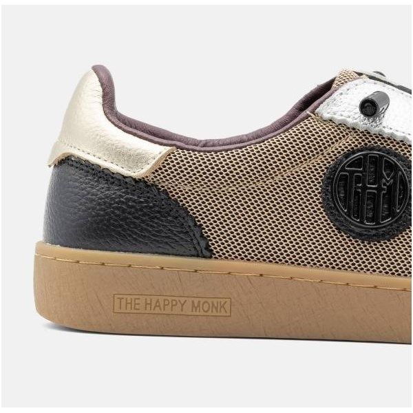 Zapatillas deportivas The Happy Monk Paris 002 piel platino - Imagen 5