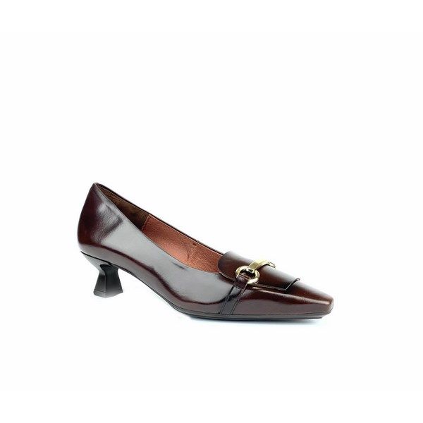 Zapatos tacón bajo Desireé Shoes Elba10 Testa marrón - Imagen 3