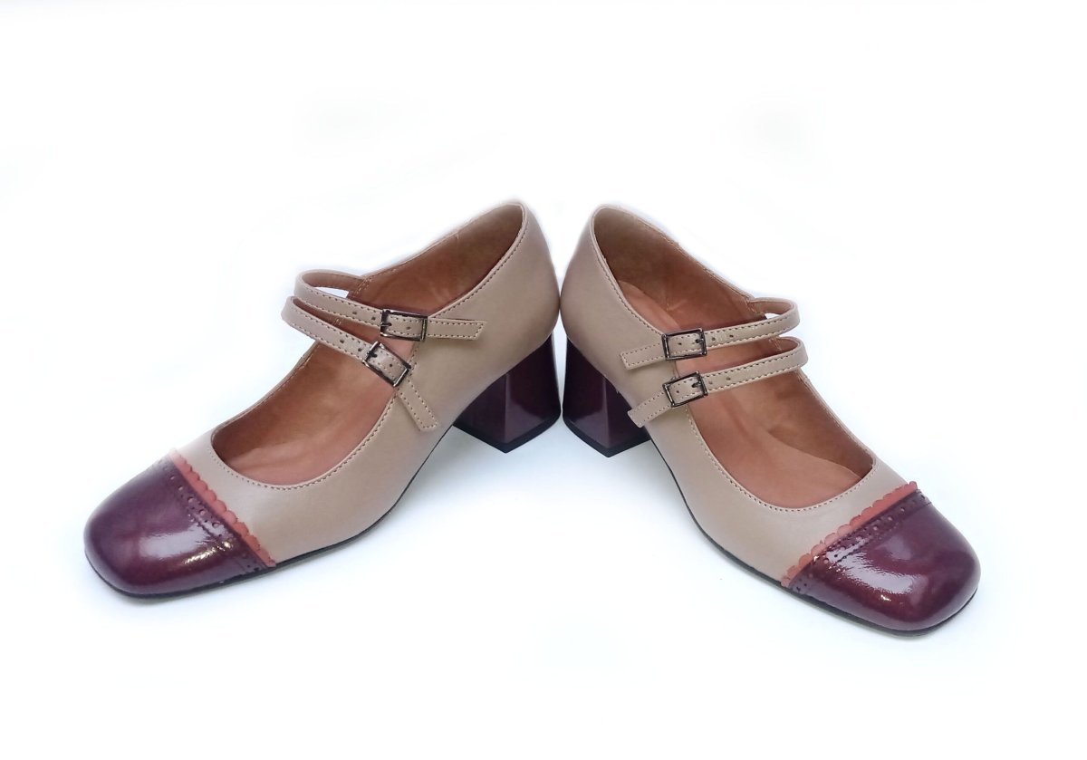 Zapatos de tacón con pulsera doble T Infinito by VIRUS - Imagen 3