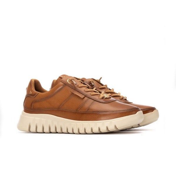 Zapatilla de mujer plano Carmela 16252501 camel - Imagen 2