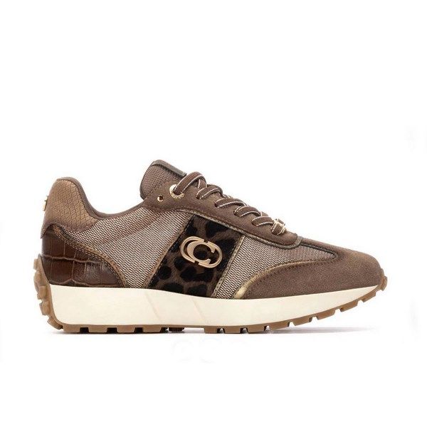 Zapatilla de mujer plano Carmela 16270202 taupe - Imagen 4