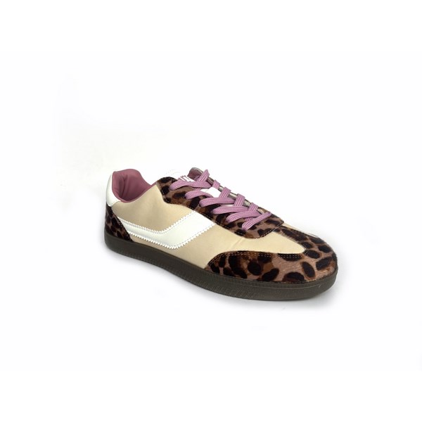 Zapatillas mujer AMICHI estampado leopardo rosa - Imagen 6