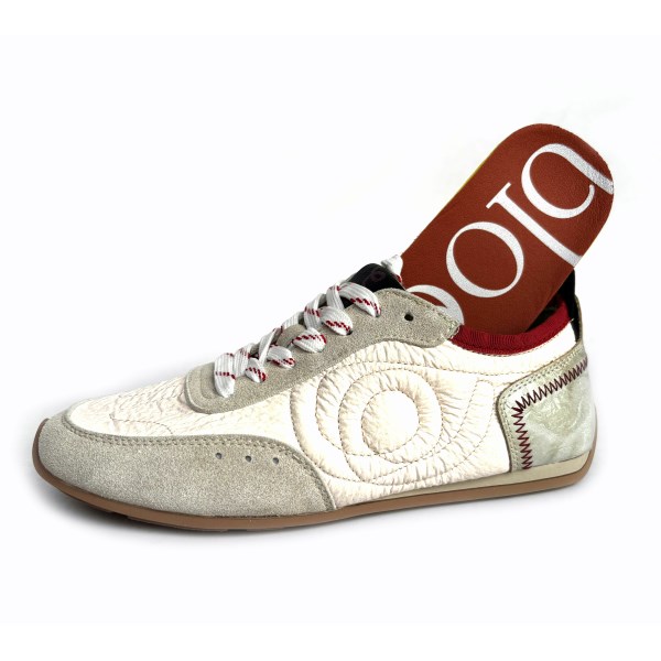Deportivas piel mujer Elena Bloom beige - Imagen 6