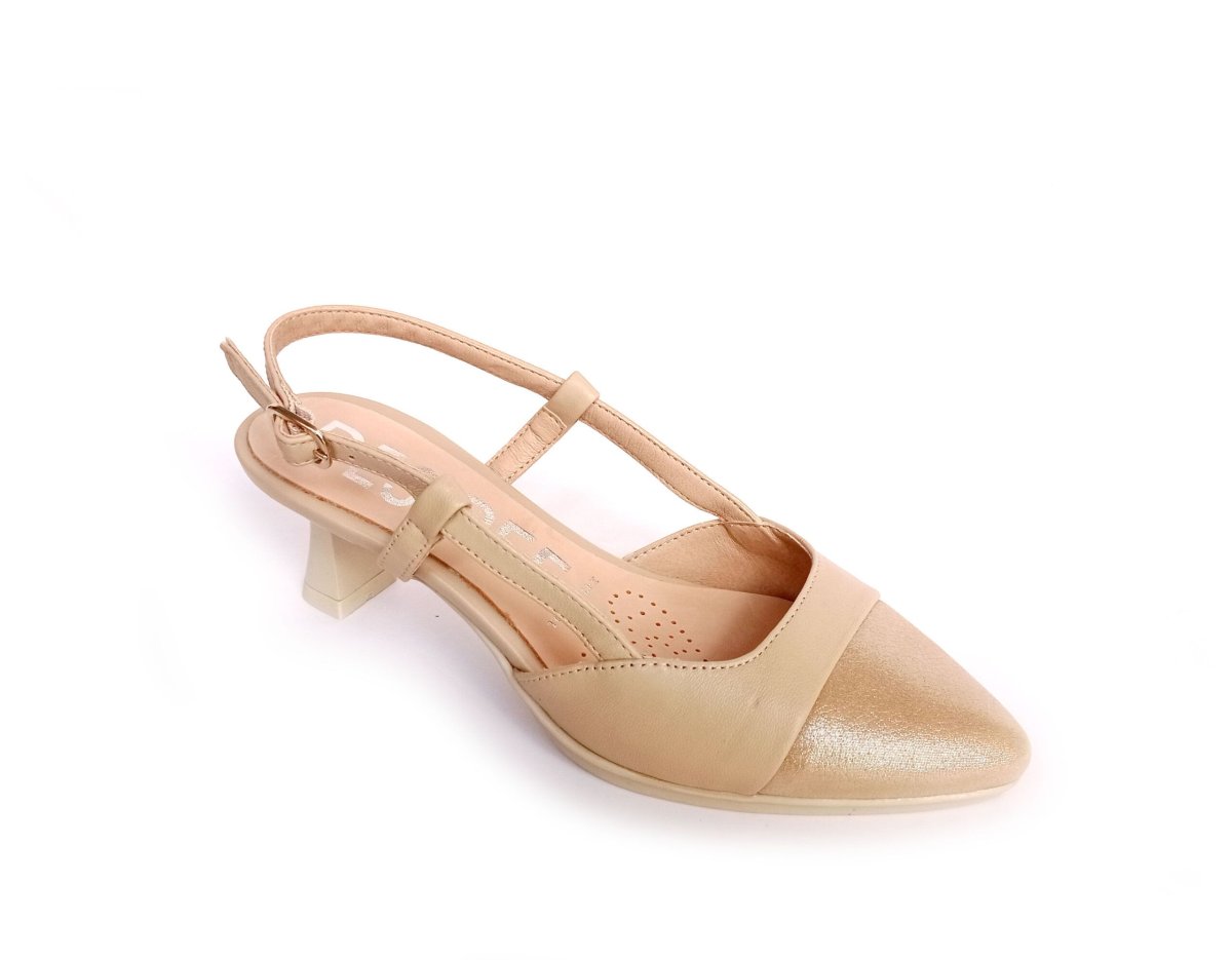 Zapatos destalonados DESIREÉ SHOES Maia25 combinado champán - Imagen 3